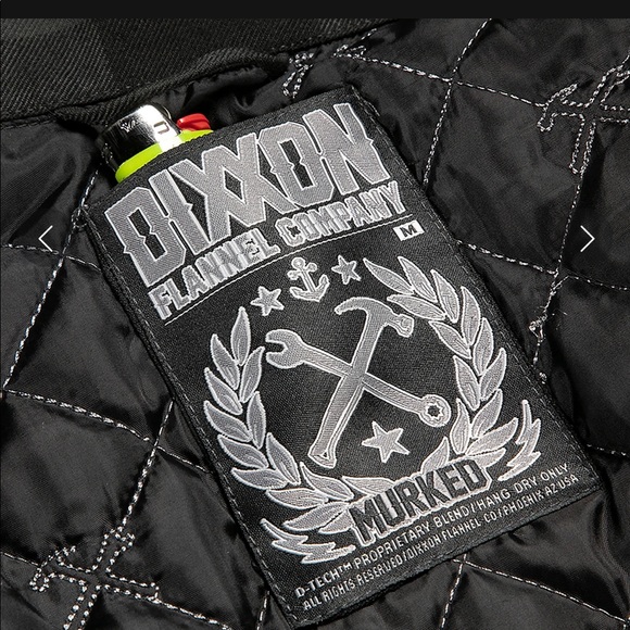 Dixxon Murked Flannel Jacket Bnib 